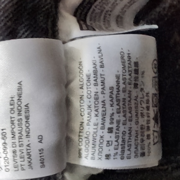 Levi's Charcoal jeans - Picture 5 of 11